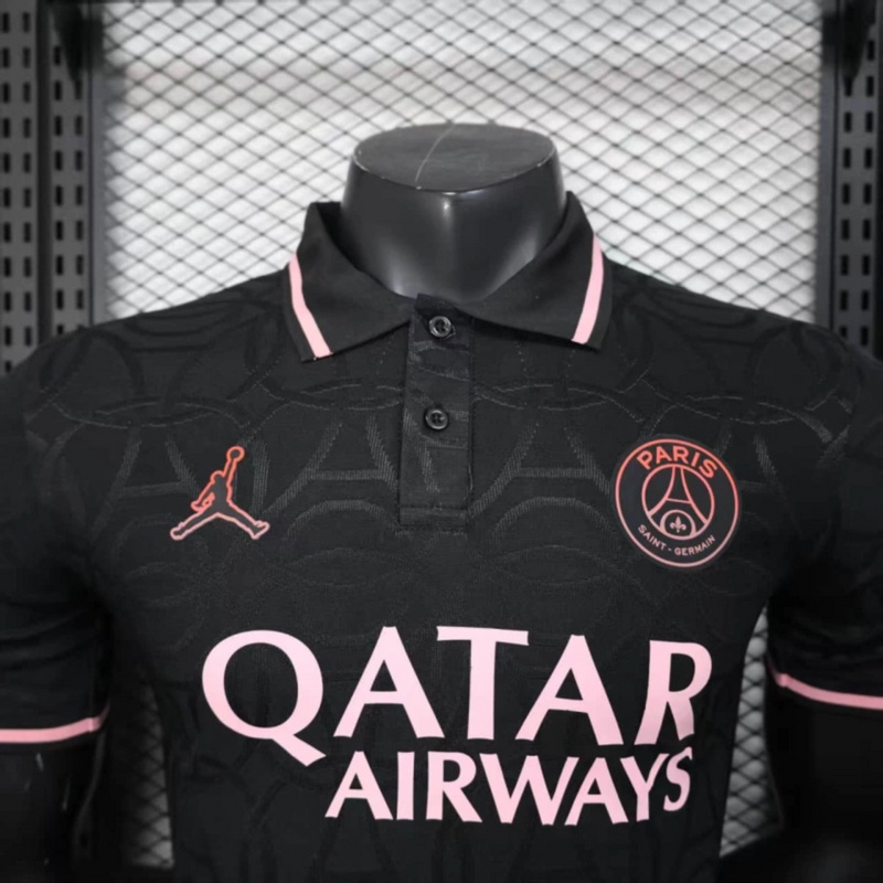 2025/26 PSG POLO Special Edition Black jersey Player Version