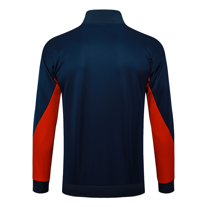 2024/25 Barcelona Royal blue Jacket Training Suit Set Football Team Shirt Sports Fashion