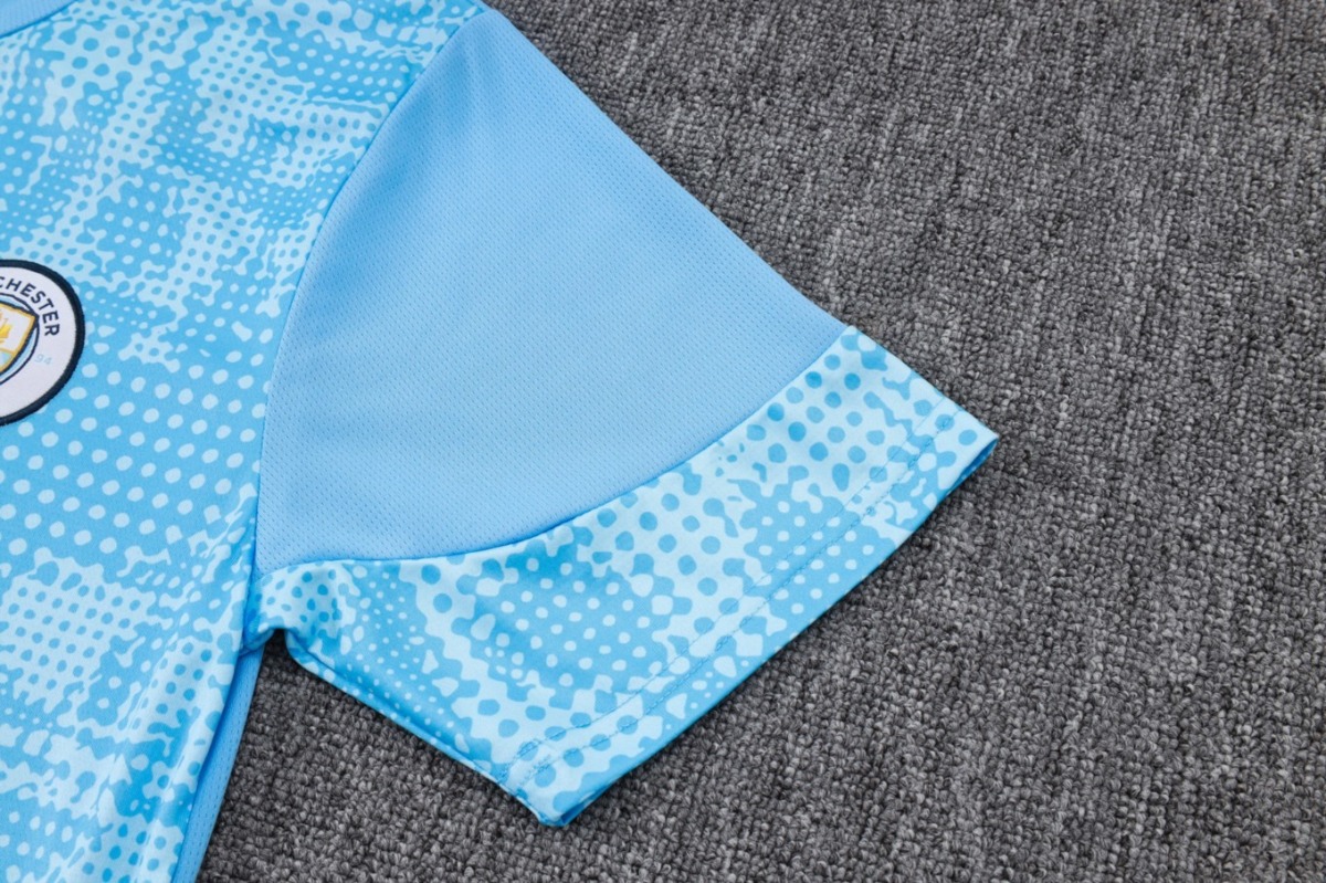 2026 Manchester City Light blue Training Set Shirt andShorts