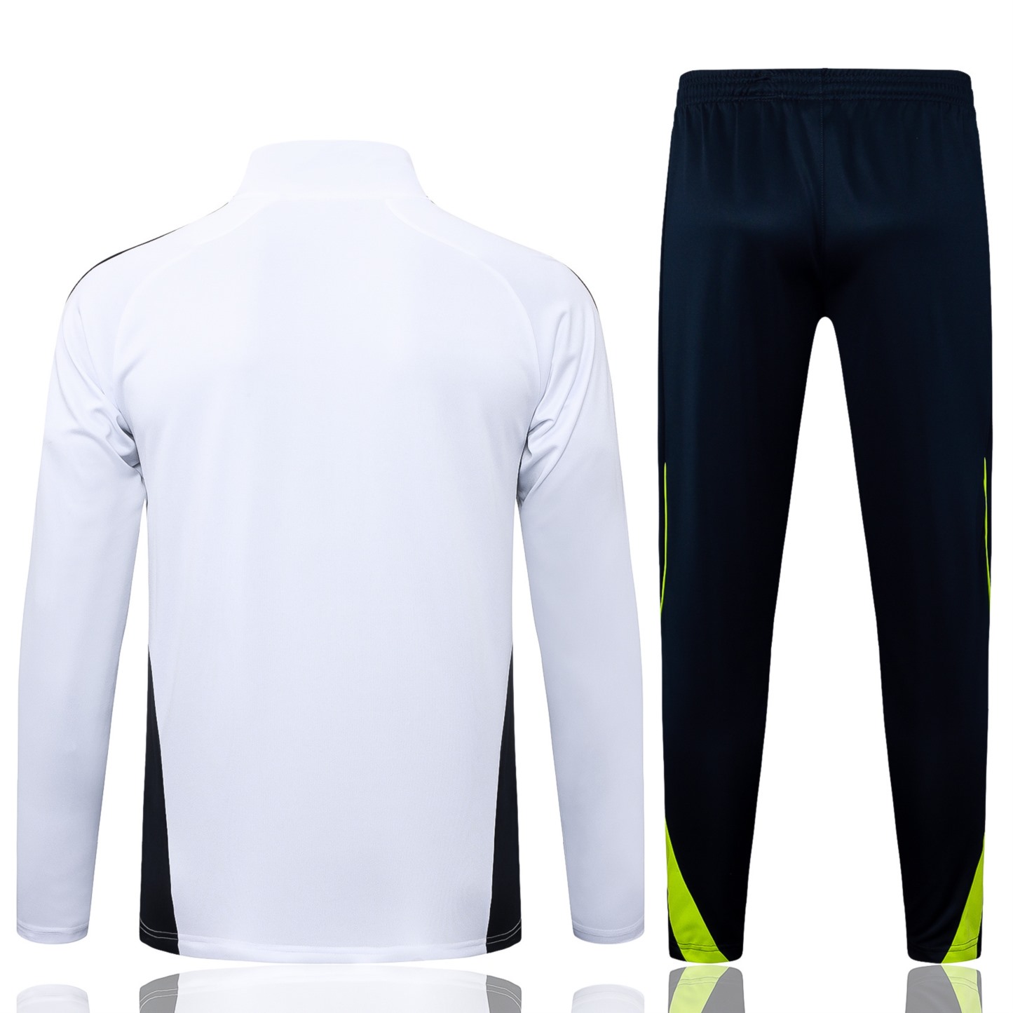 202526 Real Madrid white Long-sleeved half-pull training kit Football team kit