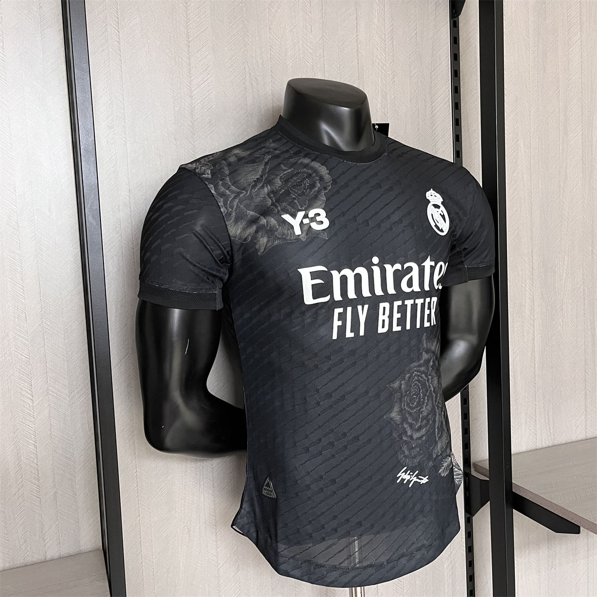 23/24Real Madrid Y-3 Special Edition Black Jersey Player Version