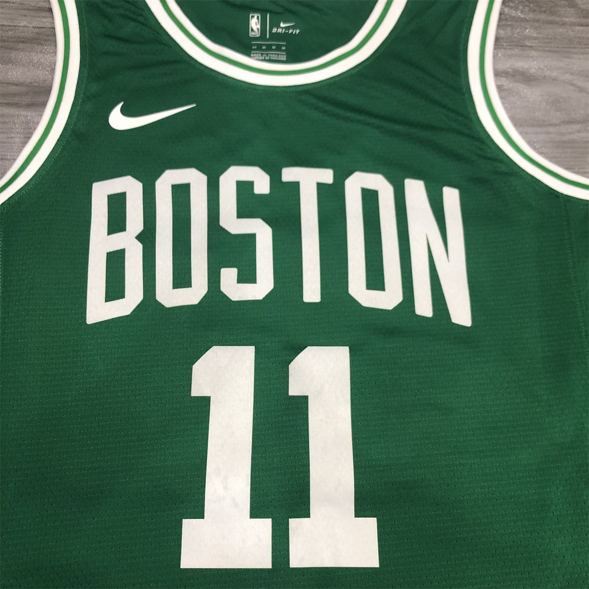 NBA Boston Celtics round neck Retro Green Jersey Irving #11 S-XXL