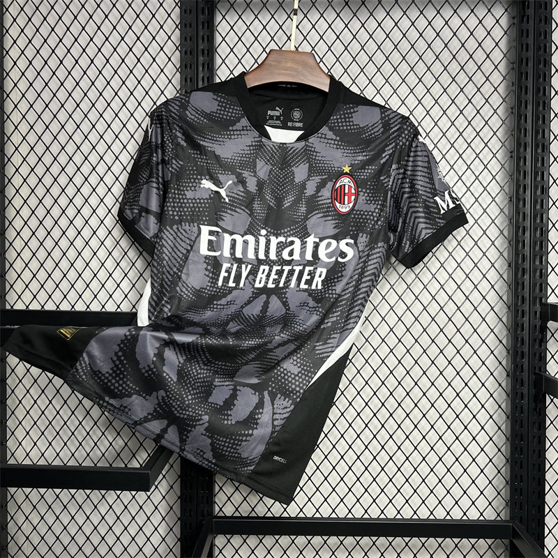 2024/25 AC Milan Goalkeeper Black Jersey Fan Version