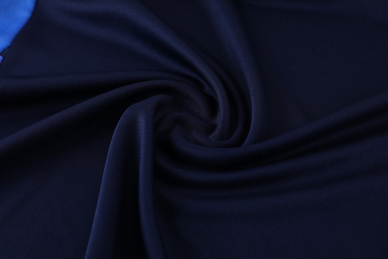 2024 Adidas Royal Blue Long-sleeved half-pull training kit Football team kit