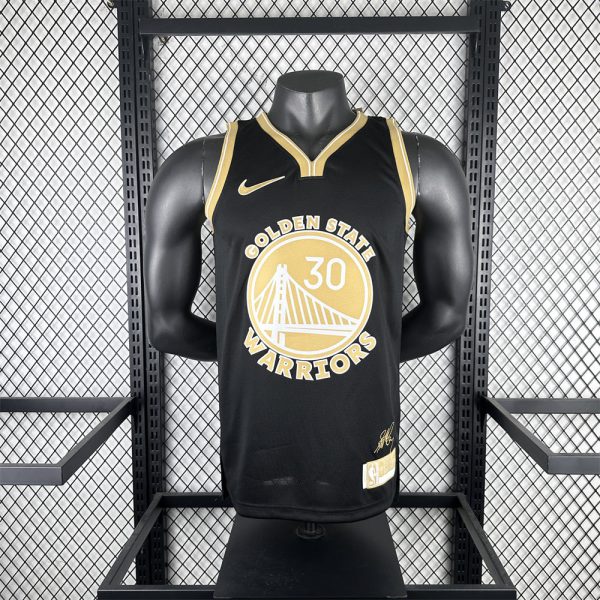 NBA Golden State Warriors 2024 Honor Edition Black Jersey CURRY#30 S-XXL