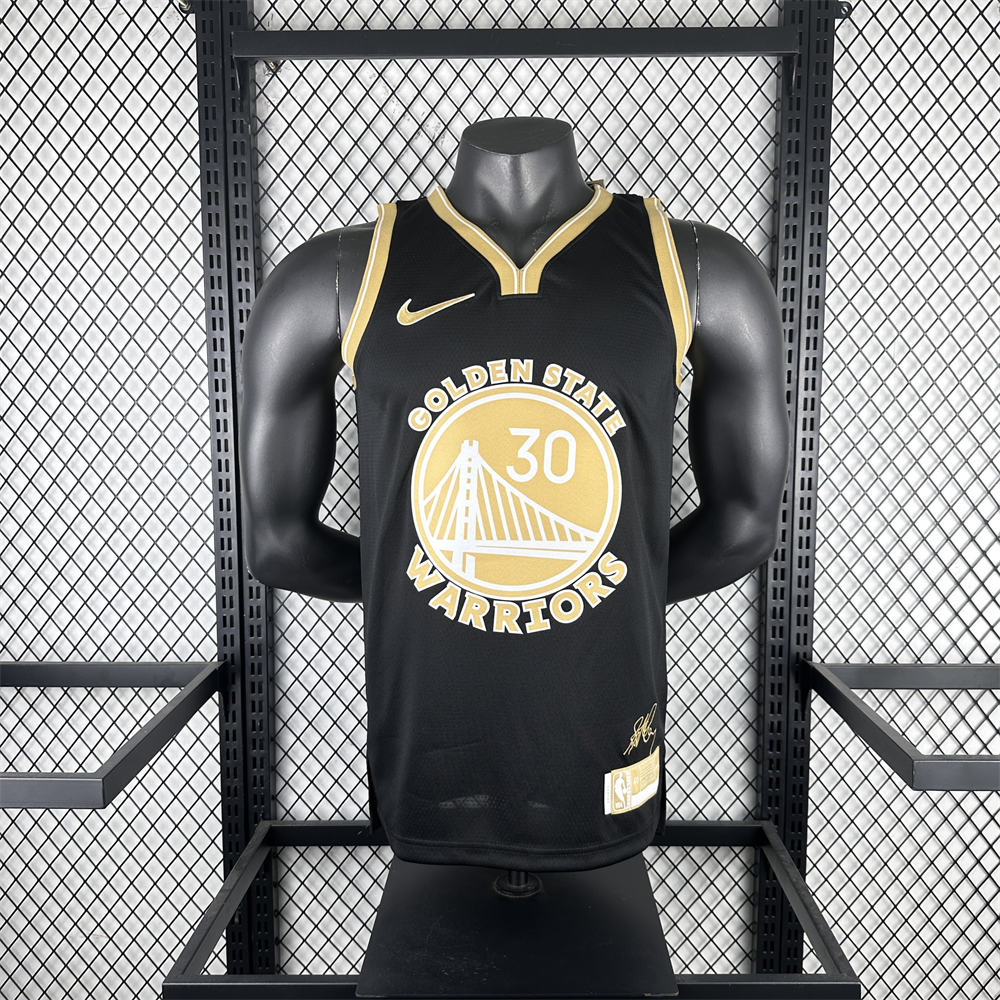 NBA Golden State Warriors 2024 Honor Edition Black Jersey CURRY#30 S-XXL