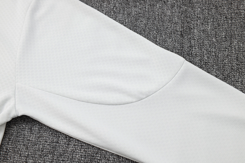 2024/25 Portugal Off white Long-sleeved half-pull training kit Football team kit