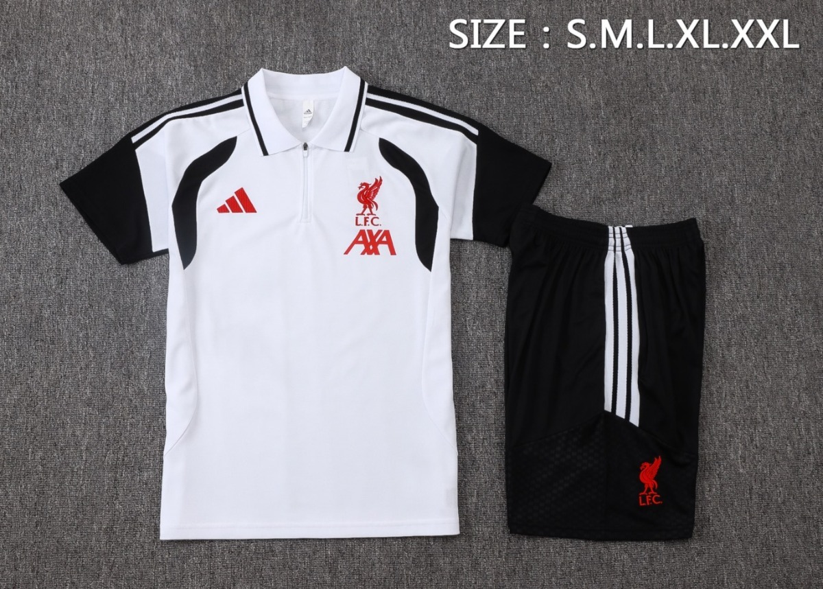 2026 Liverpool Light blue Training Set Shirt and Shorts