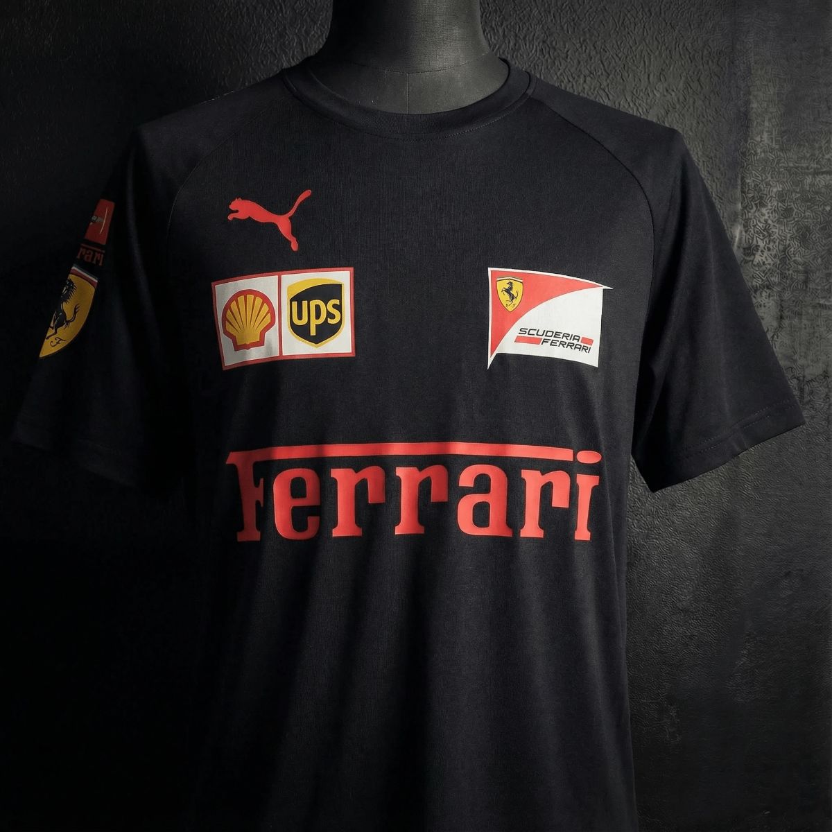 F1 Racing Scuderia Ferrari 2025 Black jersey