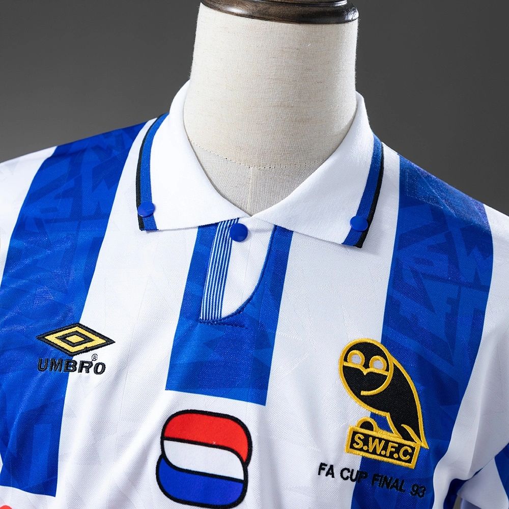 Retro Sheffield Wednesday F.C. 1992/93 Home jersey Fan Version