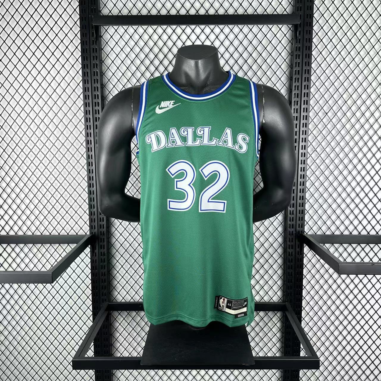 NBA Dallas Mavericks Round Neck Green Jersey FLAGG#32 S-XXL