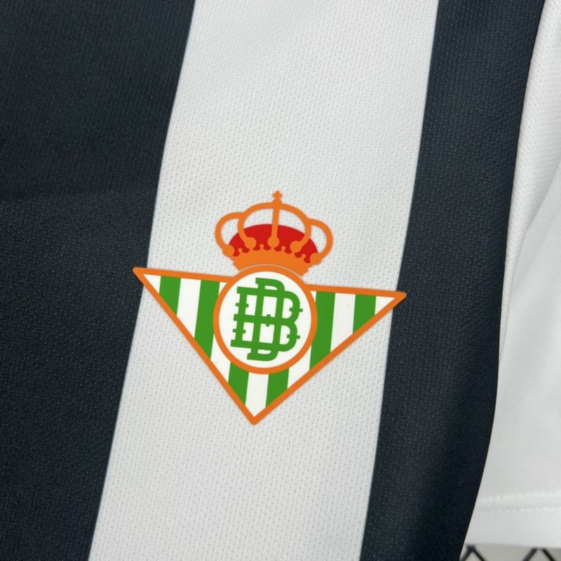 2025/26 Real Betis Black and white special edition Jersey Fan Version