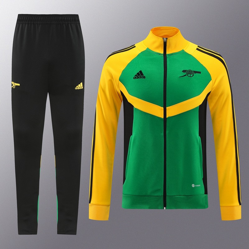 2024 Arsenal Green Jacket Training Suit Set Football Team Shirt Sports Fashion