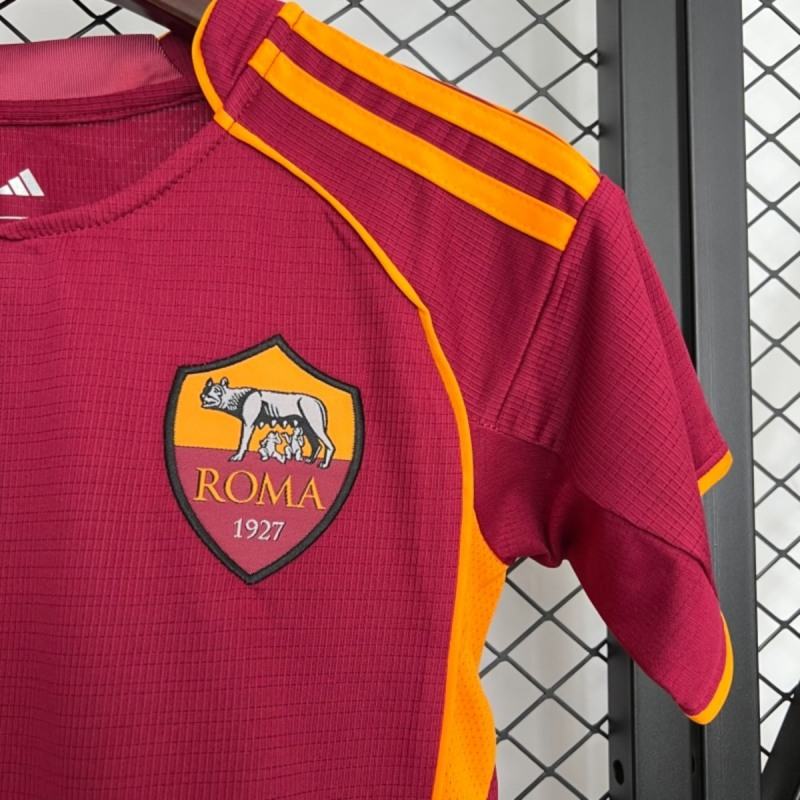 2025/26 Roma Home jersey kids Kits size: 16-28