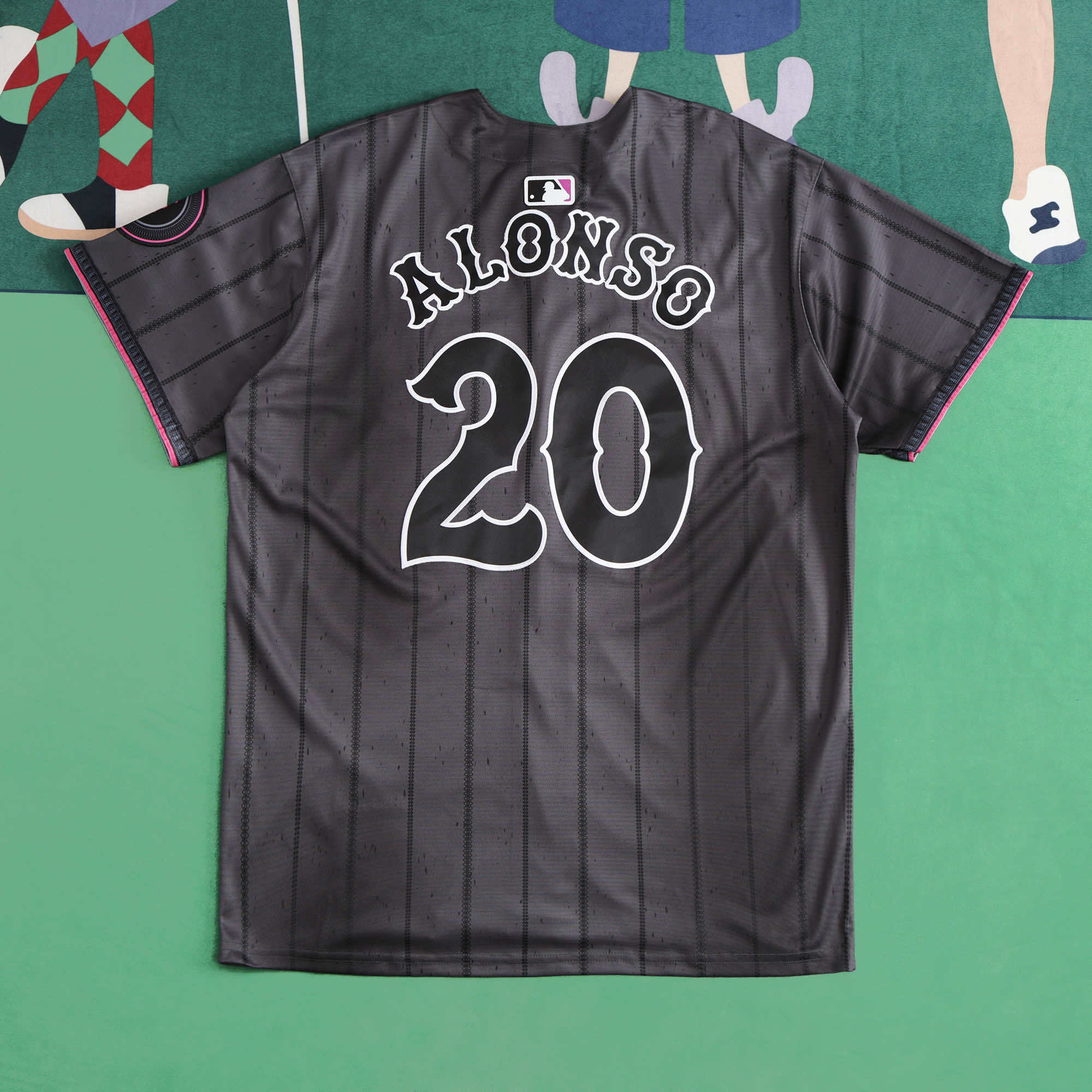 MLB New York Mets Dark Gray Jersey