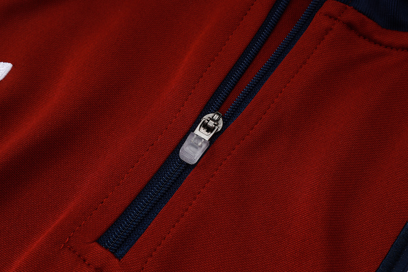 202526 Arsenal maroon Long-sleeved half-pull training kit Football team kit