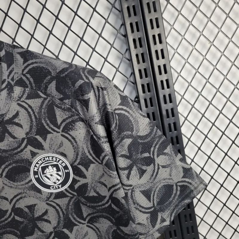 25/26 Manchester City Training Gray Jersey Fan Version