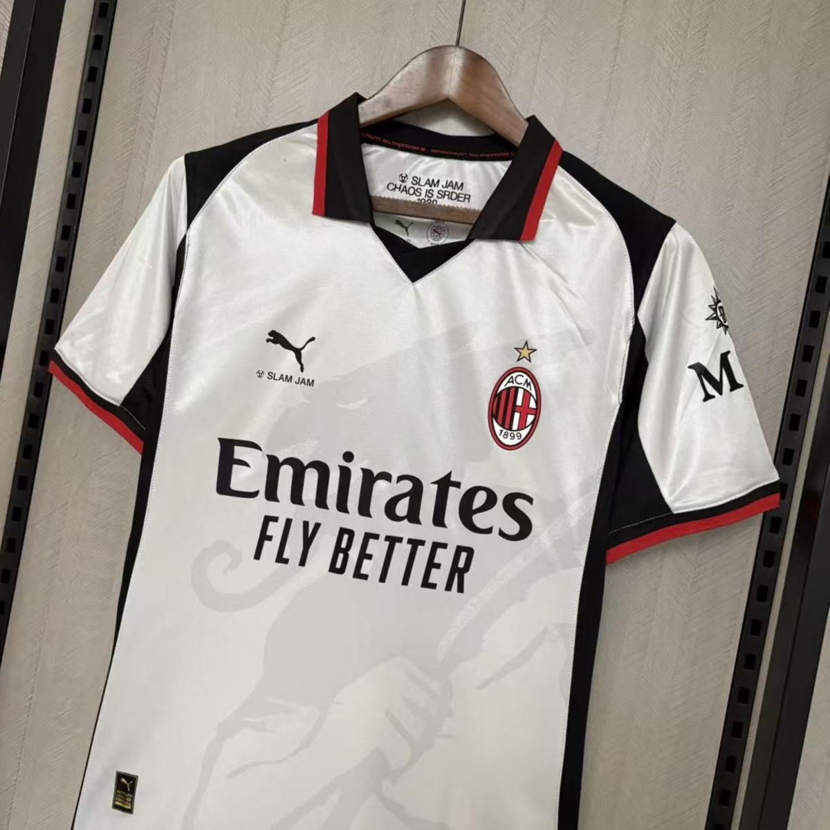 2025/26 AC Milan x Slam Jam Gray Jersey Fan Version