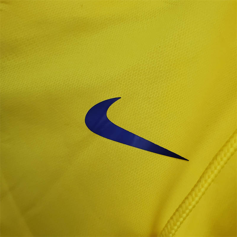 2022 Windbreaker Brazil Blue and Yellow Sport Unifom jersey Sport Unifom