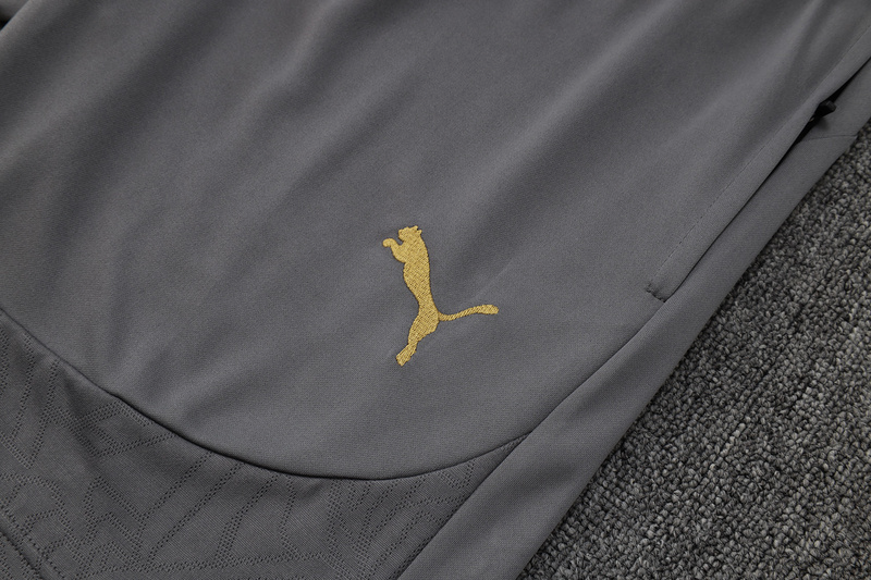 24/25 AC Milan Grey Training Set Shirt and Shorts