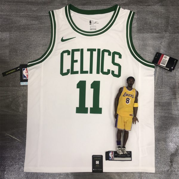NBA Boston Celtics round neck White Jersey Irving #11 S-XXL