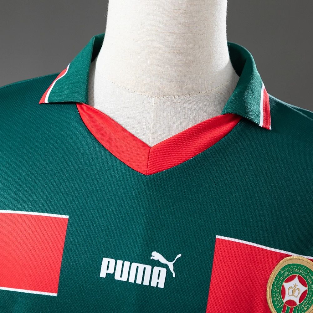 Retro Morocco 1998 Second Away jersey Fan Version