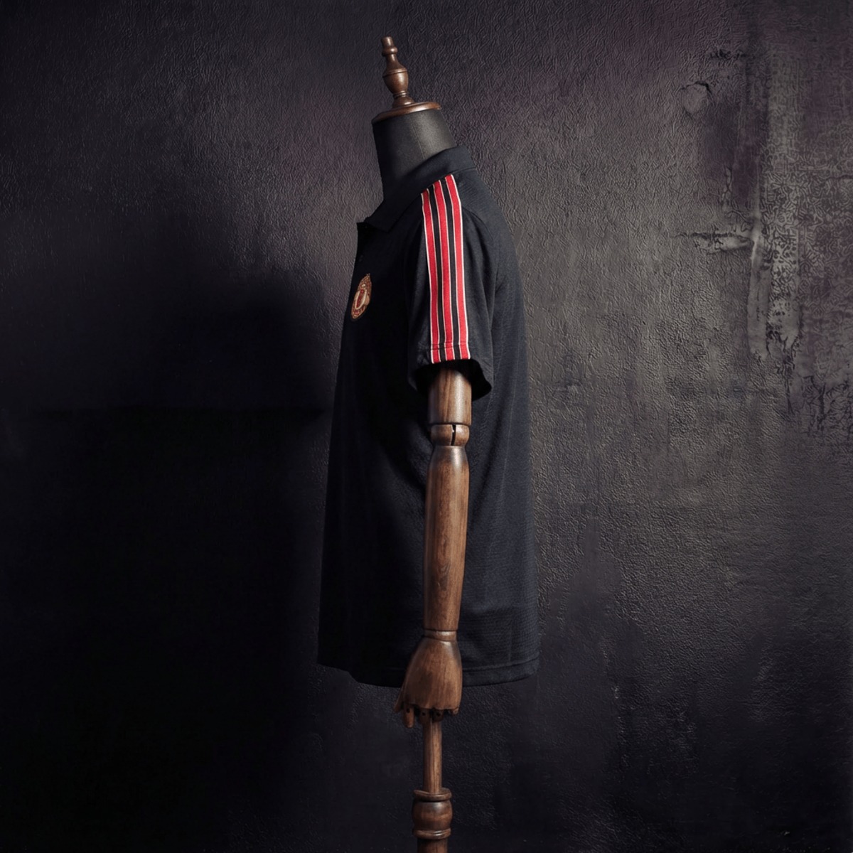 2025/26 Mnachester United Training Black Polo Fan version
