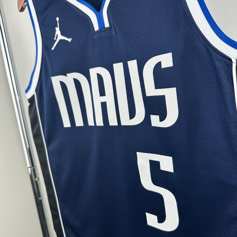 NBA Dallas Mavericks V-Neck Royal Blue Jersey RUSSELL#5 S-XXL