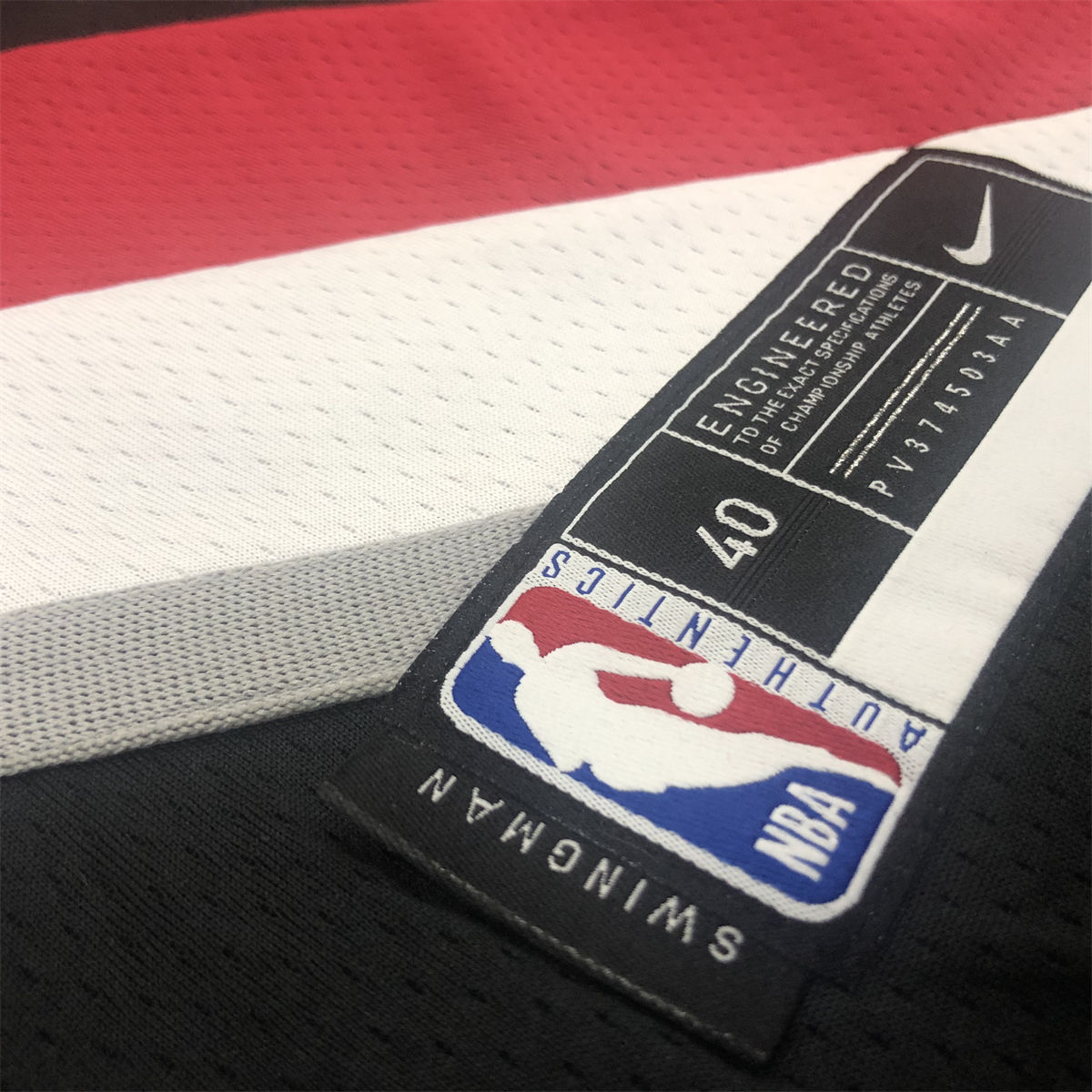 NBA Portland Trail Blazers V-Neck Black Jersey McCOLLUM#3 S-XXL