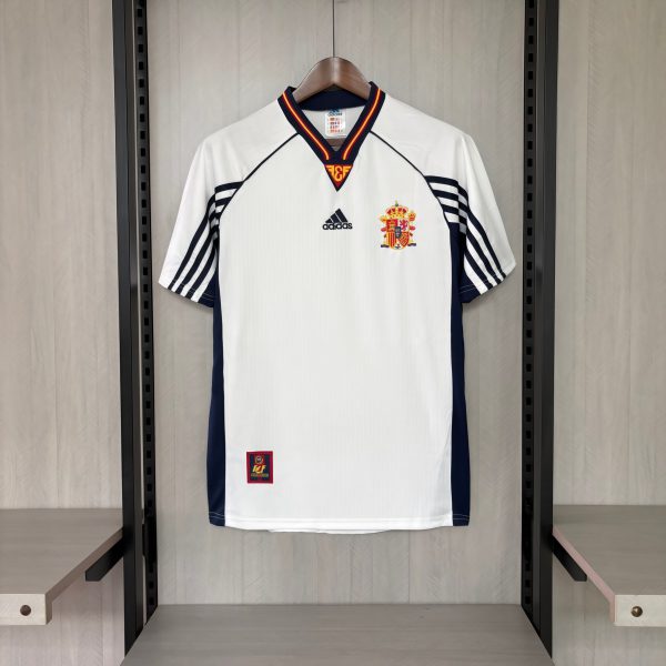 Retro Spain 1998 Away jersey Fan Version
