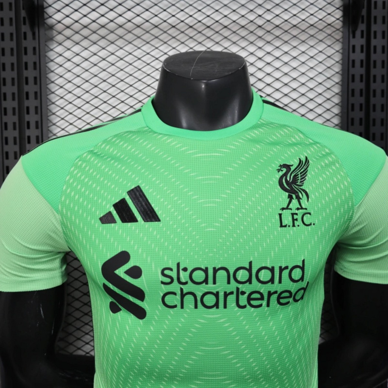 2025/26 Liverpool Goalkeeper Green jersey Player Version