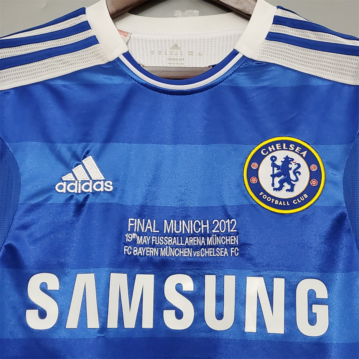 Retro Chelsea 2012 Champions League version home jersey Fan Version