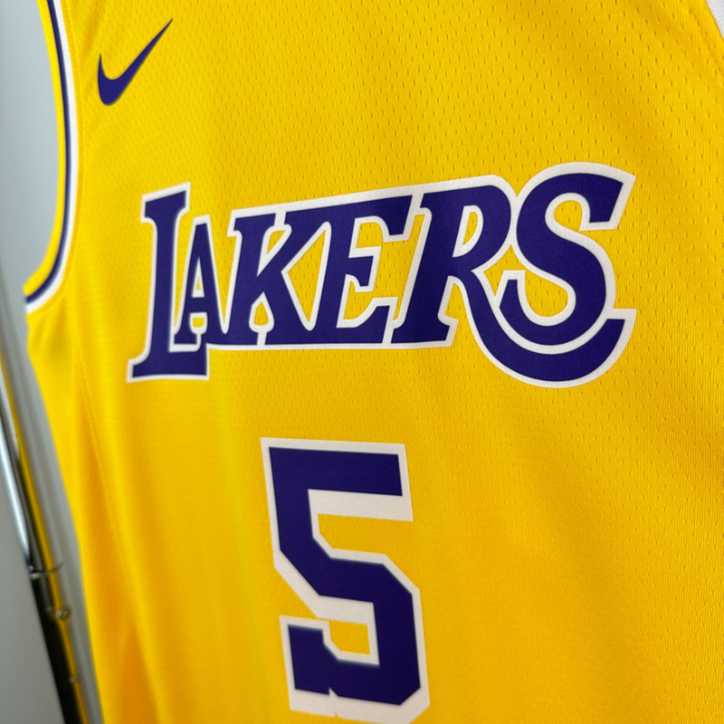 NBA Los Angeles Lakers AYTON#5 2022/23 Gold Association Edition Swingman Jersey S-XXL