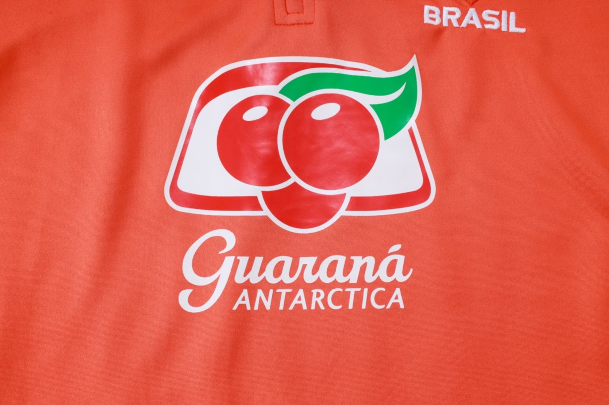 202526 Brazil Orange Long-sleeved half-pull training kit Football team kit