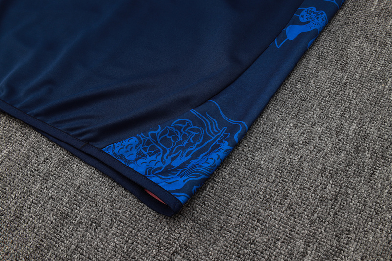 2024/25 Real Madrid Royal blue Jacket Training Suit Set Football Team Shirt Sports Fashion