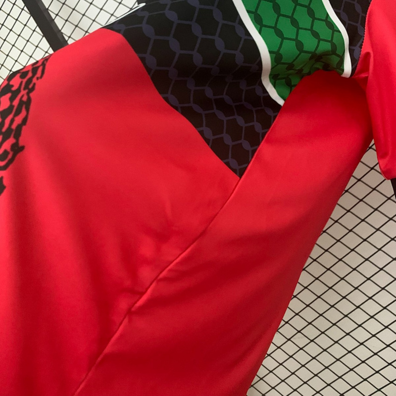 25/26 Palestinian Special Edition Red Jersey Fan Version