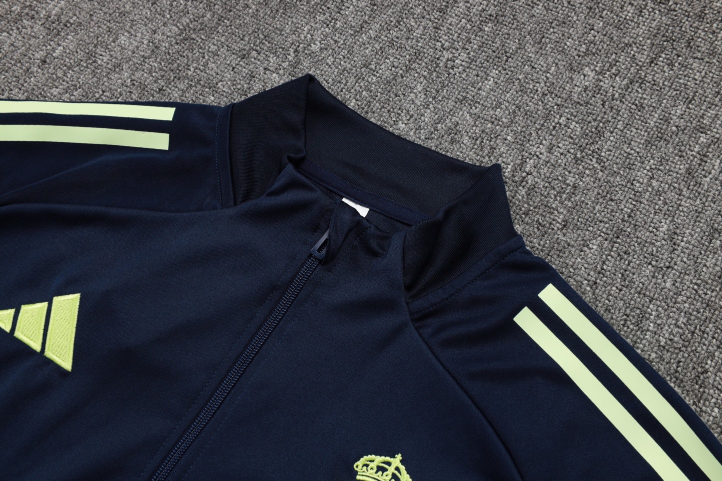 2025/26 Real Madrid cyan Jacket Training Suit Set Football Team Shirt Sports Fashion