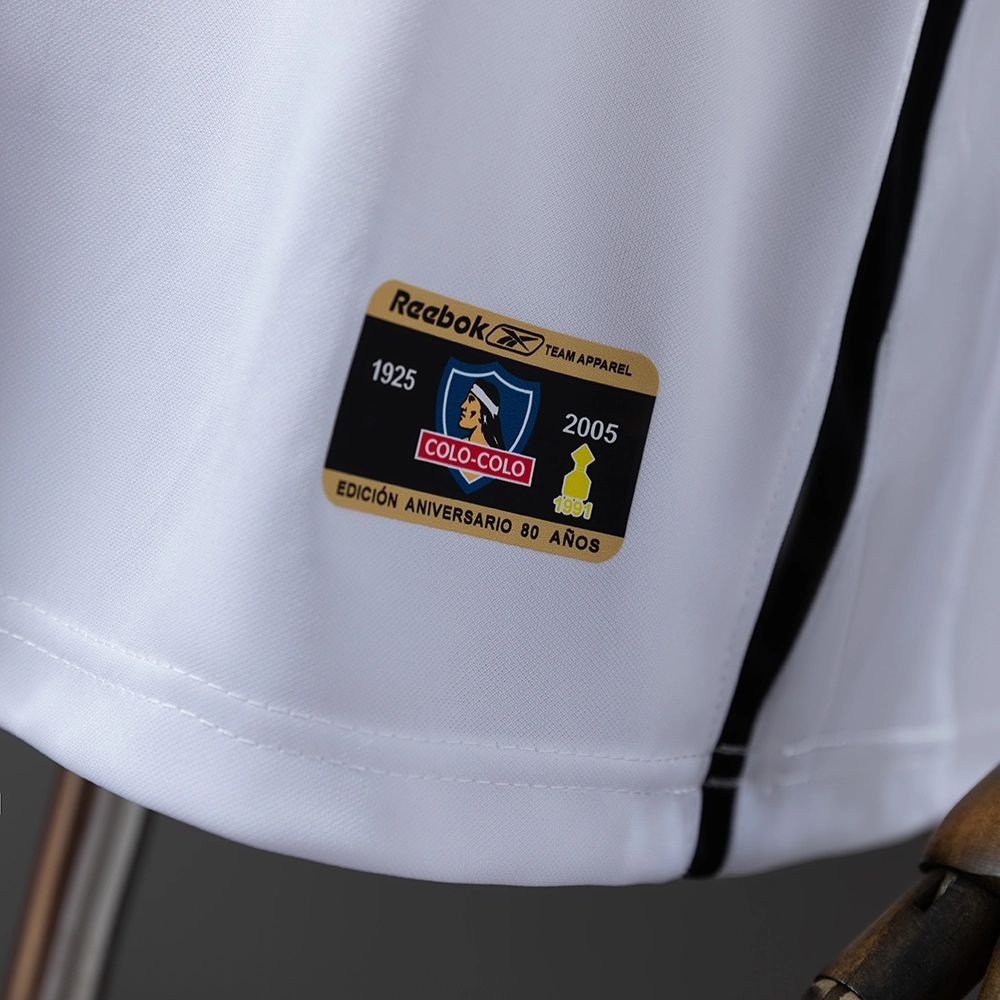 Retro Colo Colo 2005 Home White jersey Fan Version