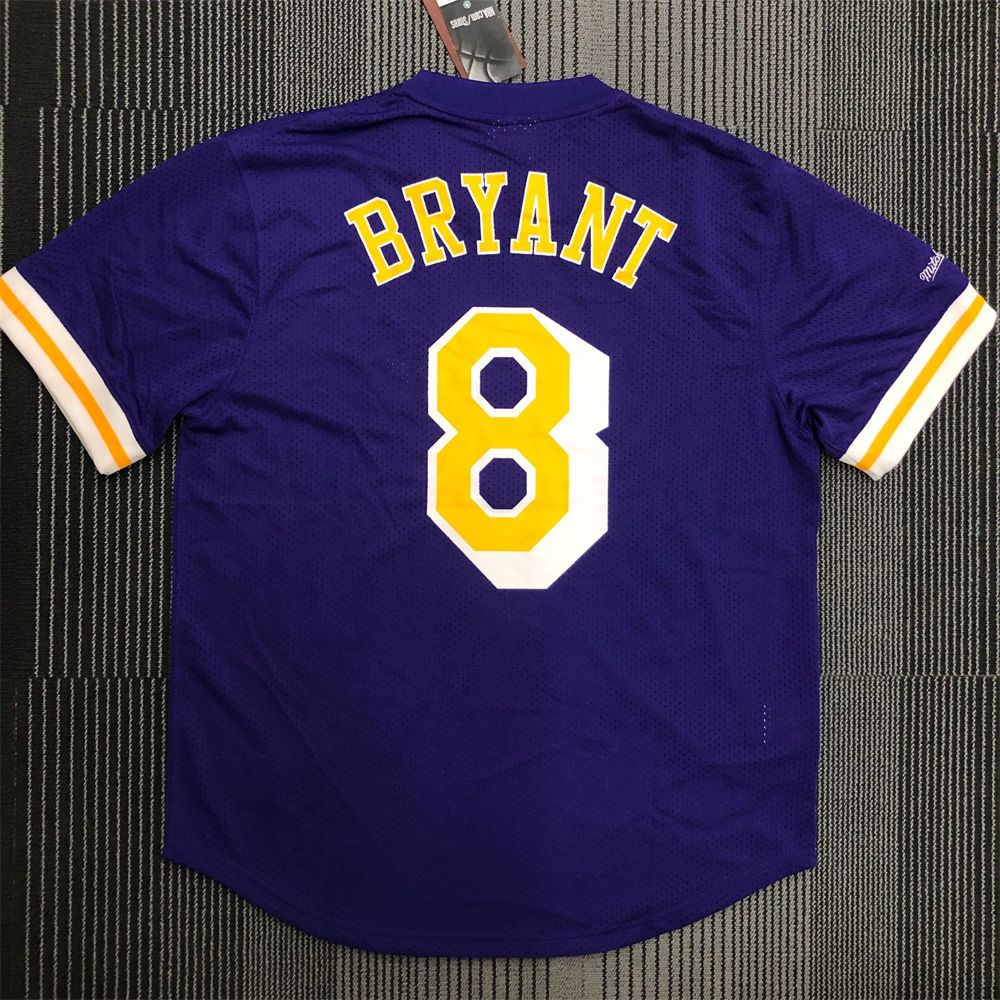 NBA Los Angeles Lakers Mitchellness Jersey Purple BRYANT#8 S-XXL