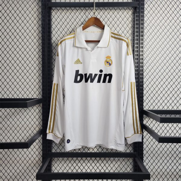 Retro Real Madrid 11/12 Home jersey home Long Sleeves Fan Version