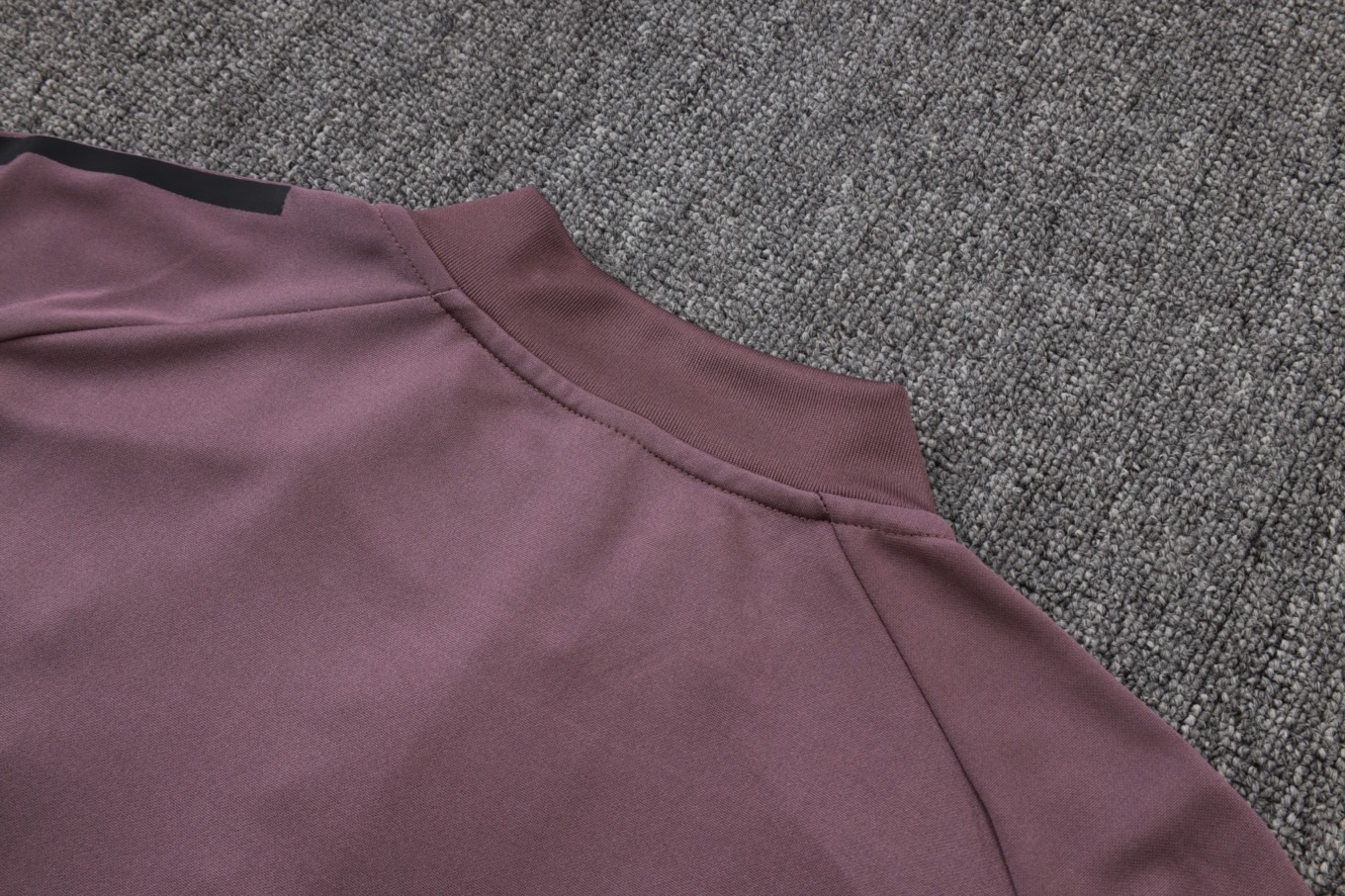 2026 Real Madrid Dusty Purple Long-sleeved half-pull training kit