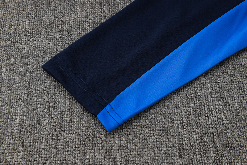 2024/25 Marseilles Royal blue Jacket Training Suit Set Football Team Shirt Sports Fashion