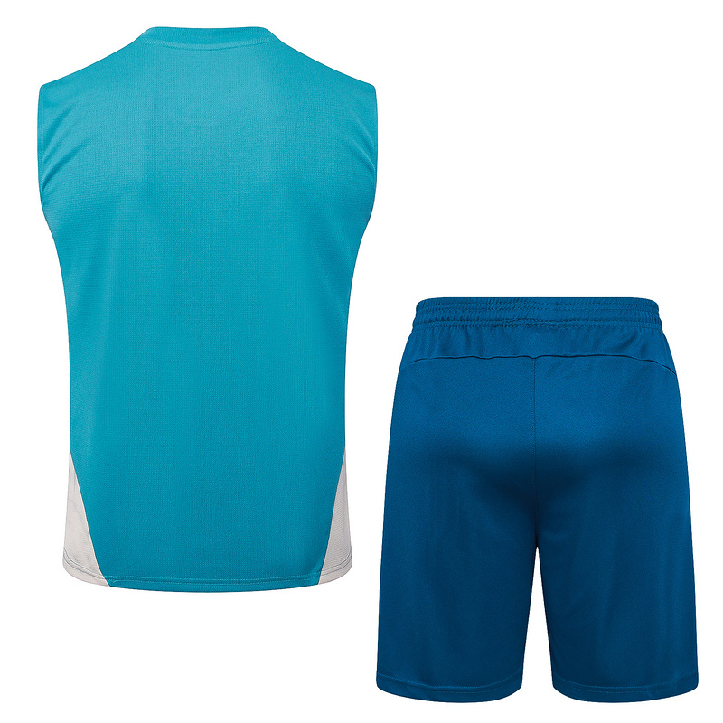 24/25 Marseilles Blue Training Set Shirt and Shorts