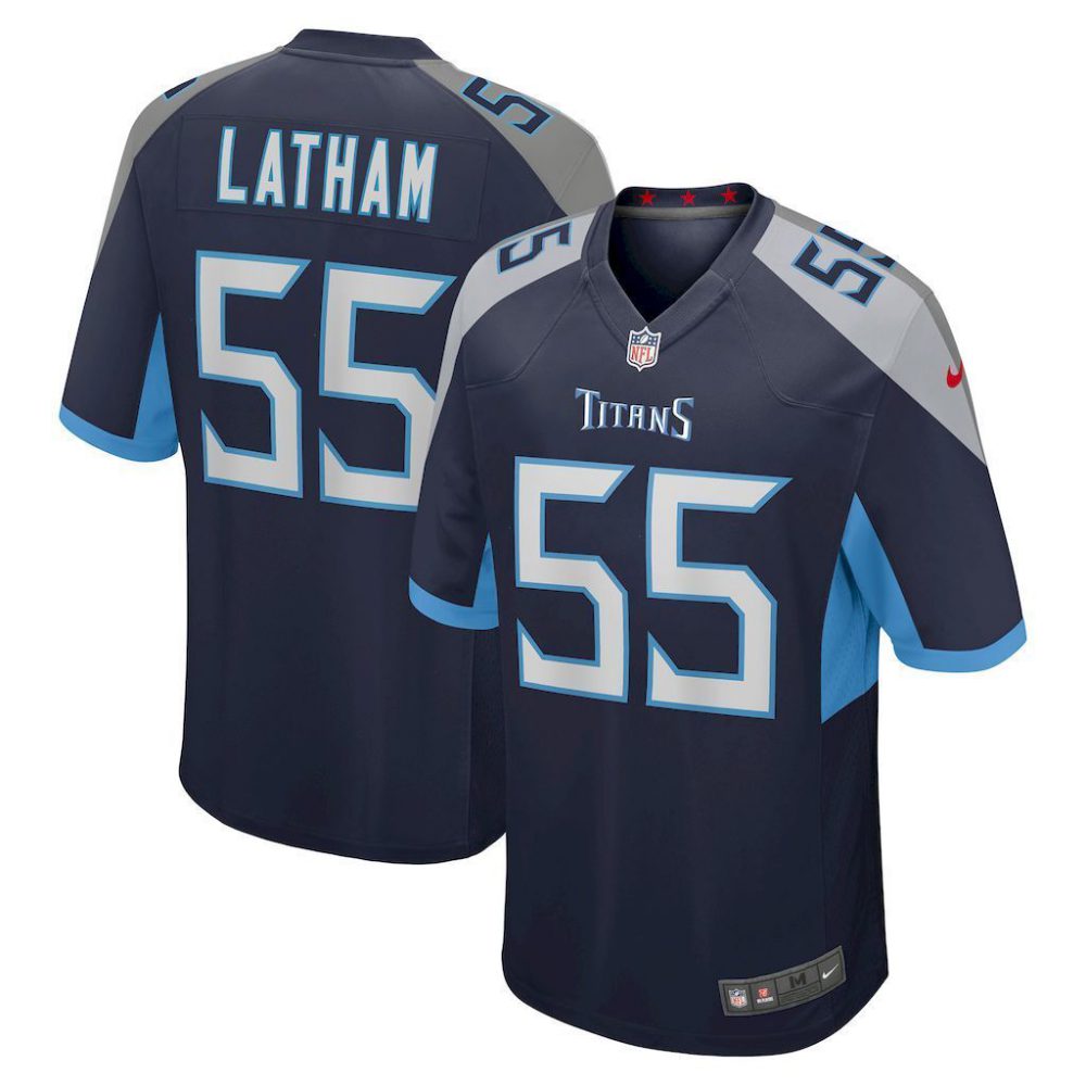 NFL Tennessee Titans Jeysey LATHAM #55