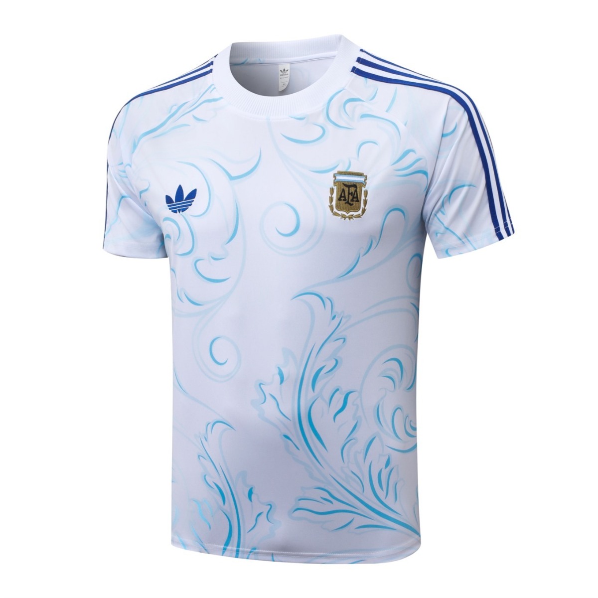 2026 Argentina White Training Set Shirt and Shorts