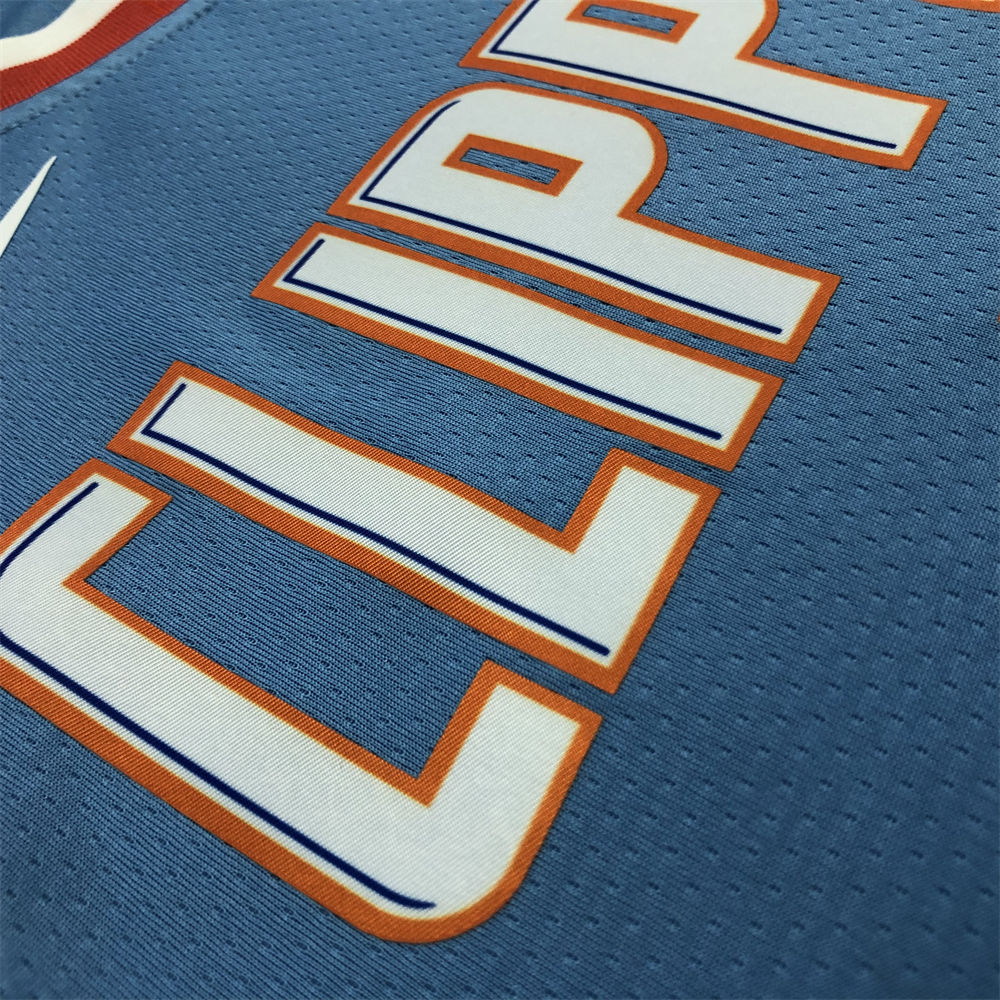 NBA Los Angeles Clippers Round Neck Blue Jersey LEONARD#2 S-XXL