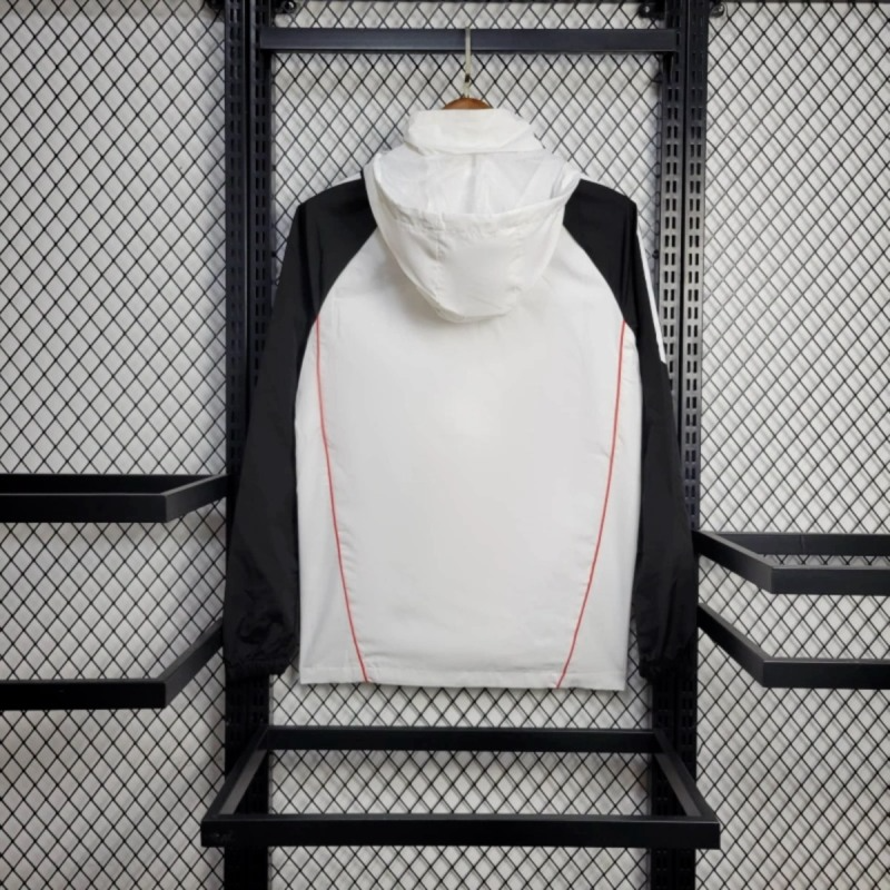 2025 Manchester United White Windbreaker Sport Unifom jersey Sport Unifom