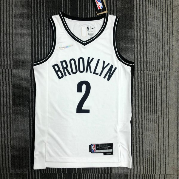 NBA Brooklyn Nets V-NecWhite 75th anniversary Jersey GRIFFIN#2 S-XXL