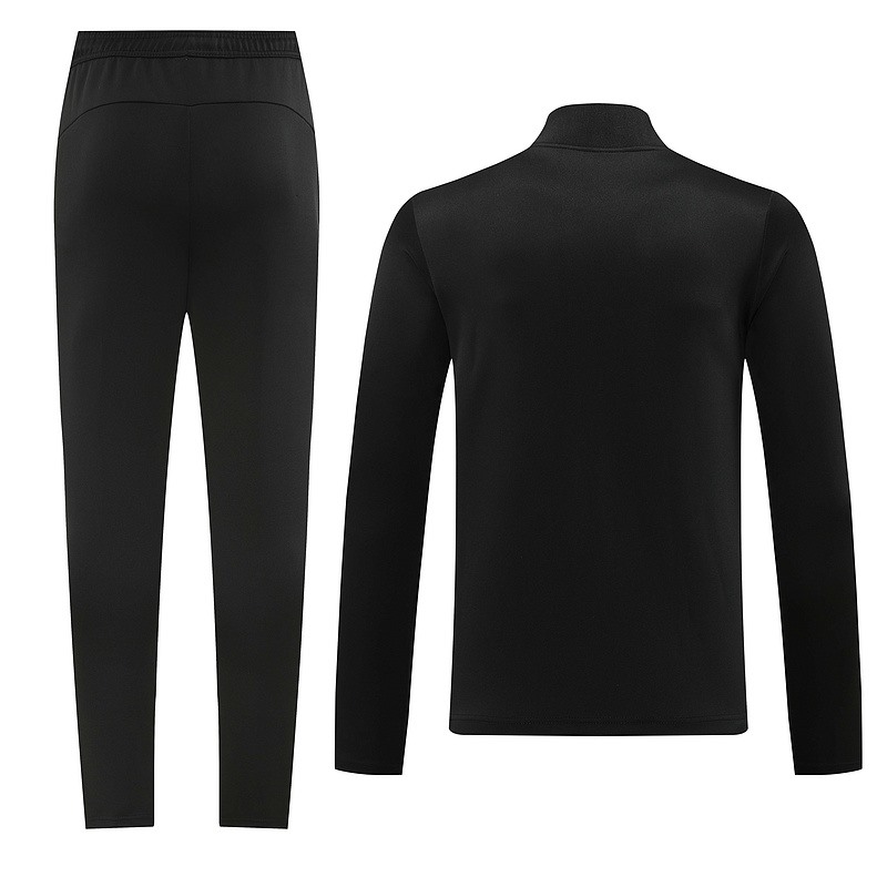 2024 Puma Black Jacket Training Suit Set Football Team Shirt Sports Fashion