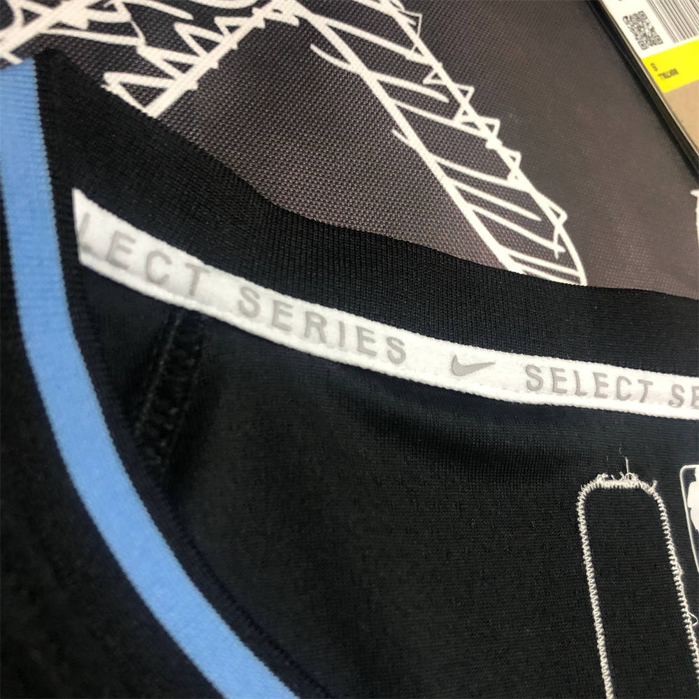 NBA Memphis Grizzies V-Neck Black Jersey MORANT #15 S-XXL
